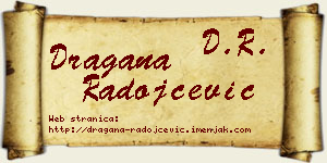 Dragana Radojčević vizit kartica